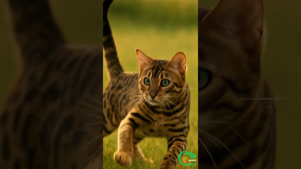Bengal Cat Frolicking in a Field of Flowers – Heart-Melting Moments | Mic Pets TV