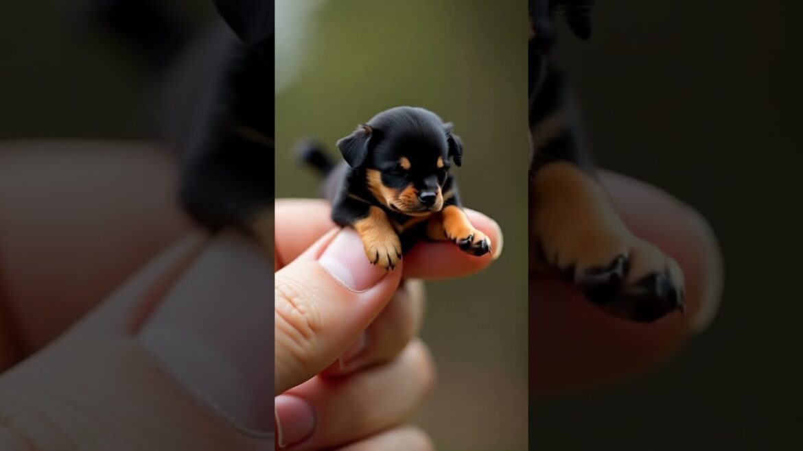 This Tiny Rottweiler Will Steal Your Heart 🐾❤️