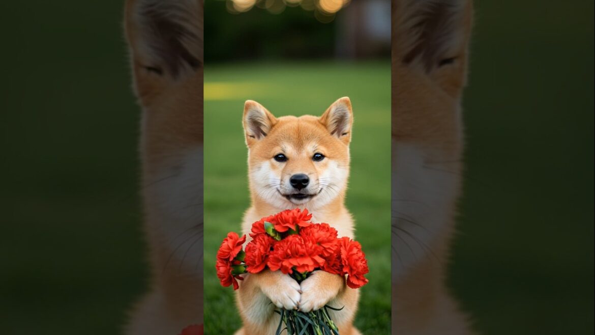 ママワン、いつもありがとう💐  My Fur-ever Mama #柴犬 #shibainu #dogshorts