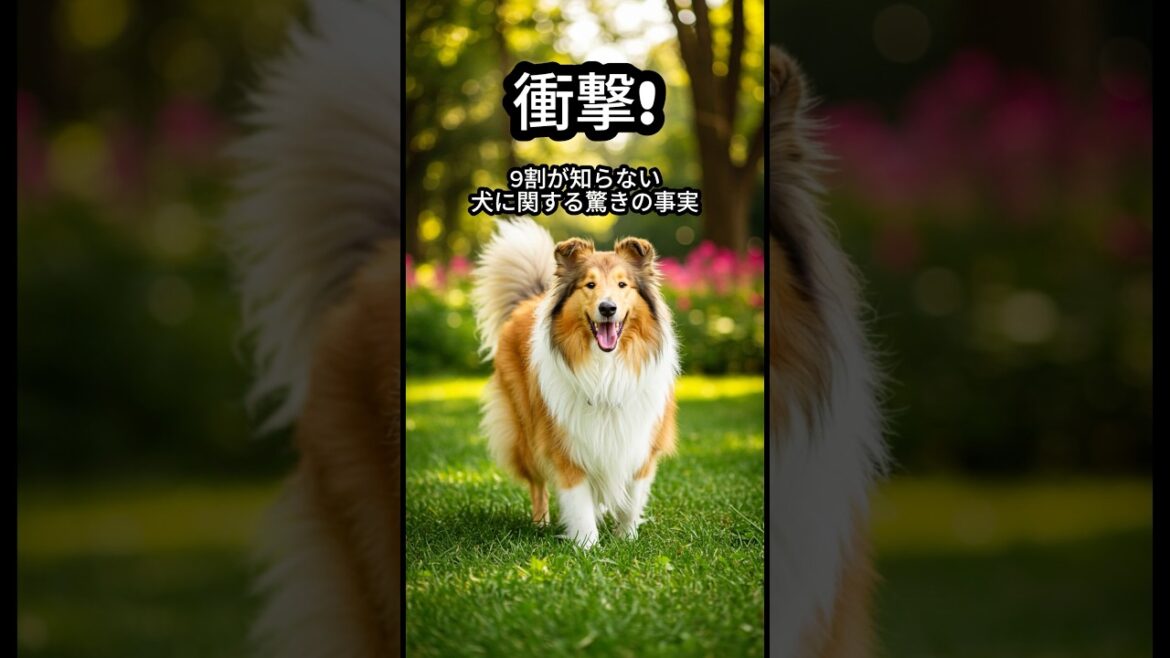 【ラフ・コリー】このモフモフに埋もれたい❣️#コリー #犬 #雑学 #voicevox