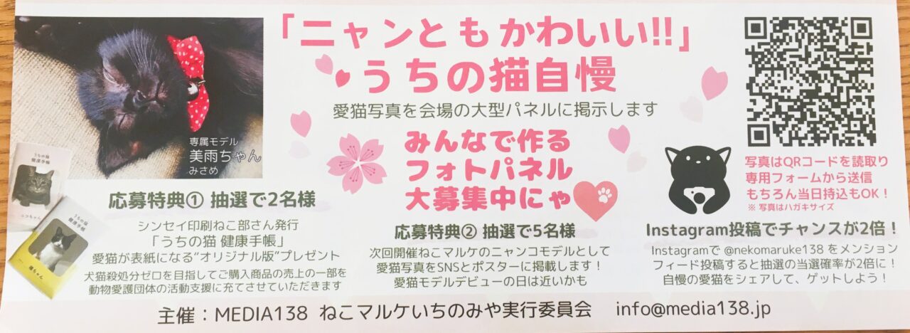 NEKO MARUKE 第1回～さくさ咲く～のチラシ