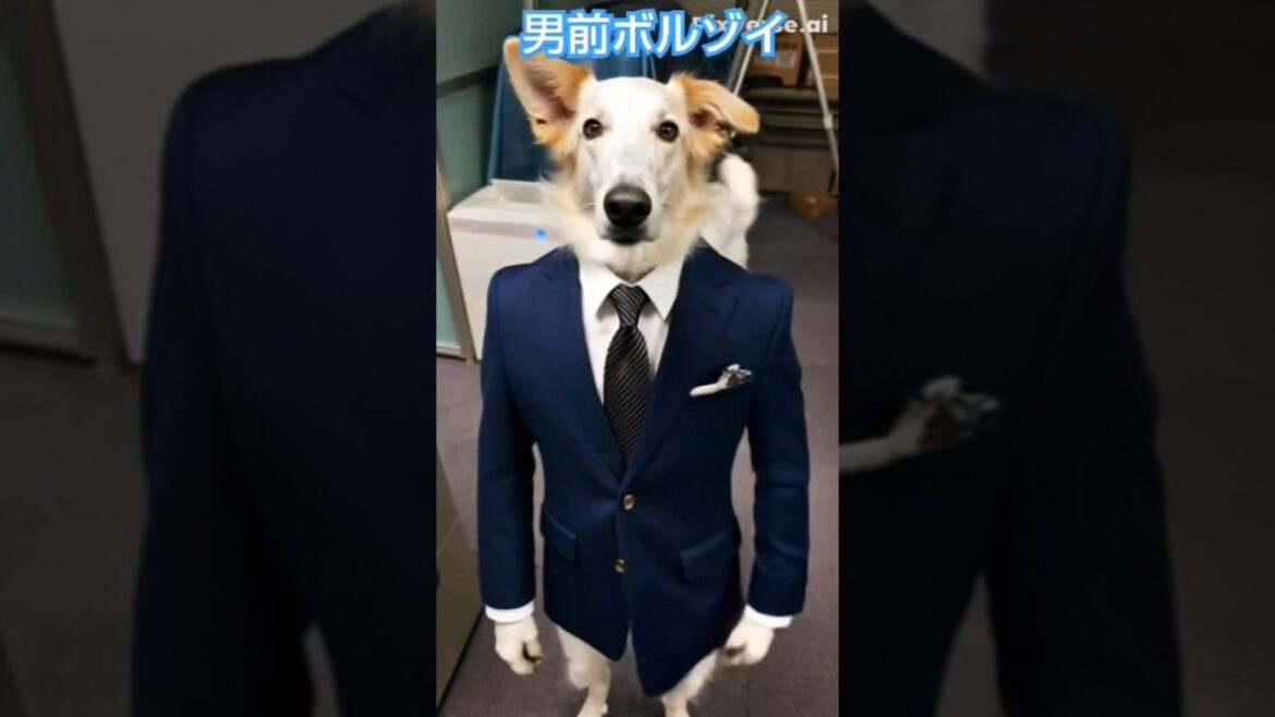 ビシッと男前ボルゾイ🐶🎵　A handsome Borzoi🐶🎵