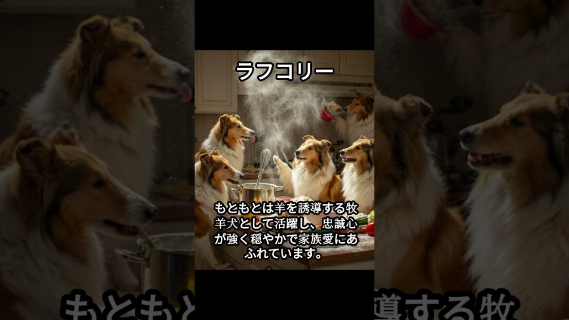 ラフコリーのかわいい生態、雑学【犬】#dog #dogshortsvideo #いぬ #イヌ #犬 #子犬  #かわいい #雑学 #豆知識 #解説