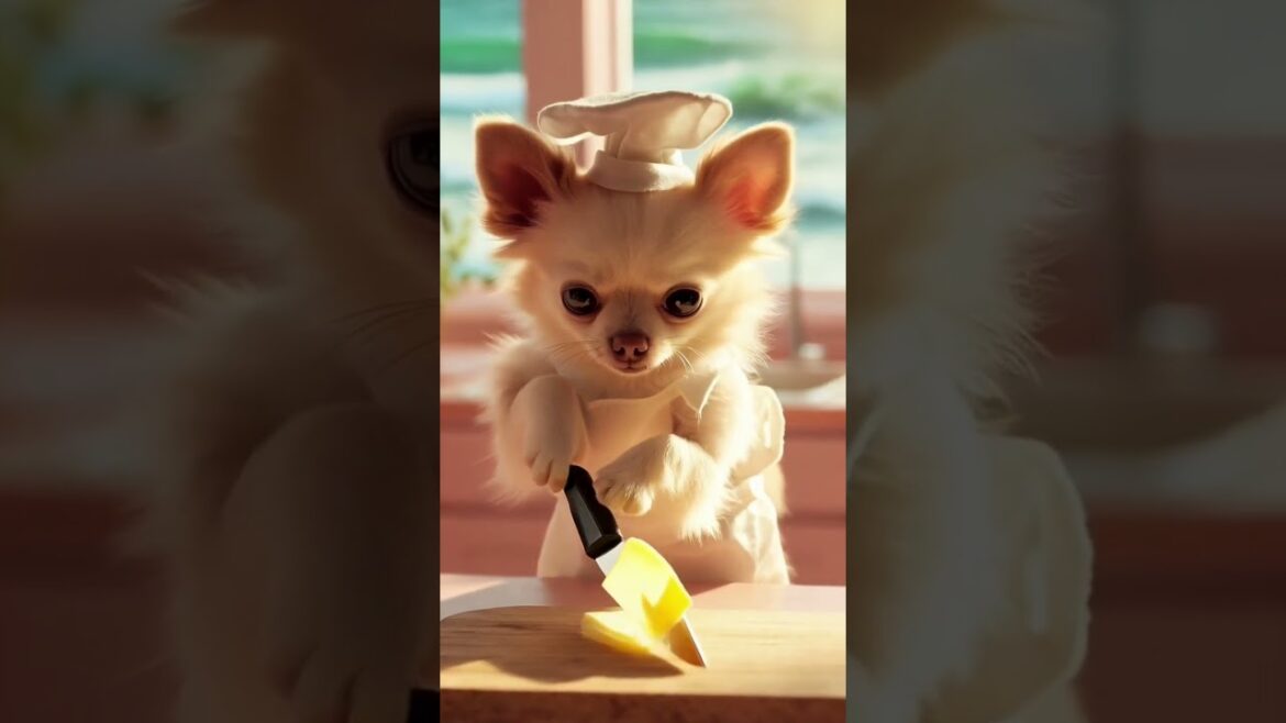 Pancake Time with the Cutest Chihuahua Chef 🐶🥞