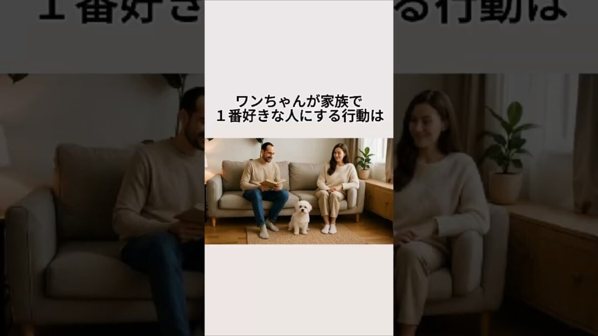 ワンちゃんが家族で一番好きな人にする行動は・・・ #ペット #犬 #犬のいる生活  #ペット
