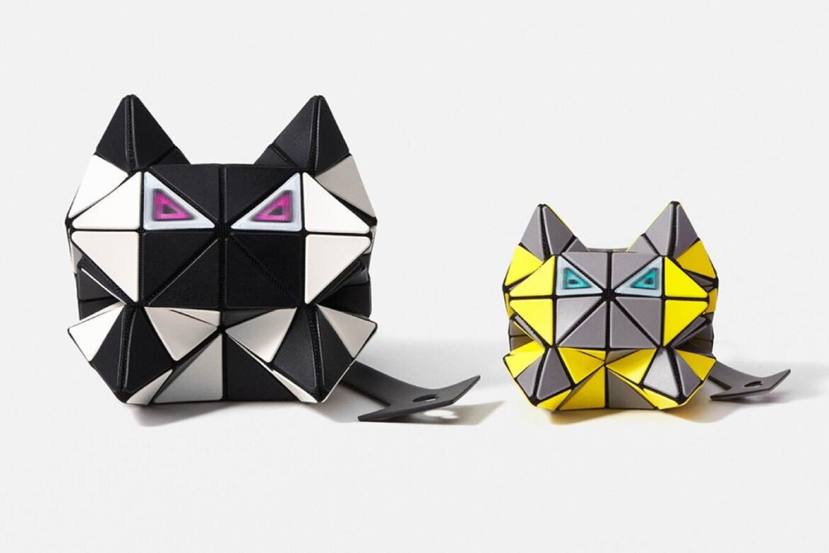 バオ バオ イッセイ ミヤケ“猫に変身する”ハンドバッグ「ミャオ」立体的な耳や左右に動く目 - ファッションプレス