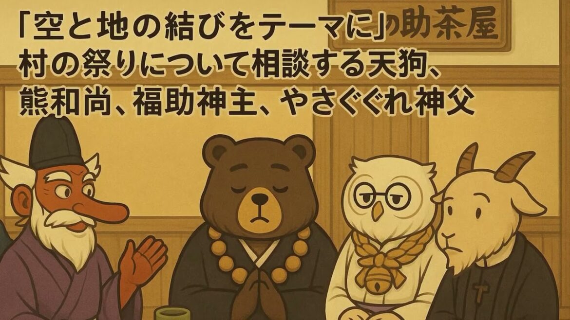 本編（3）昼飯昼寝#ai紙芝居 #三の助村物語