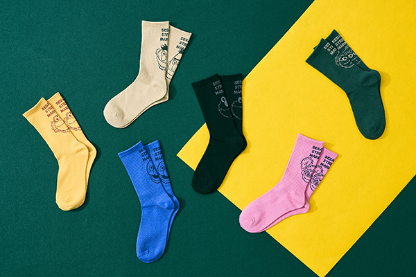 セサミストリートマーケット ジャガードソックス