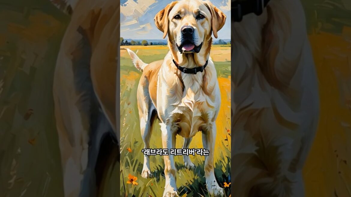 래브라도 리트리버의 놀라운 바다 이야기!