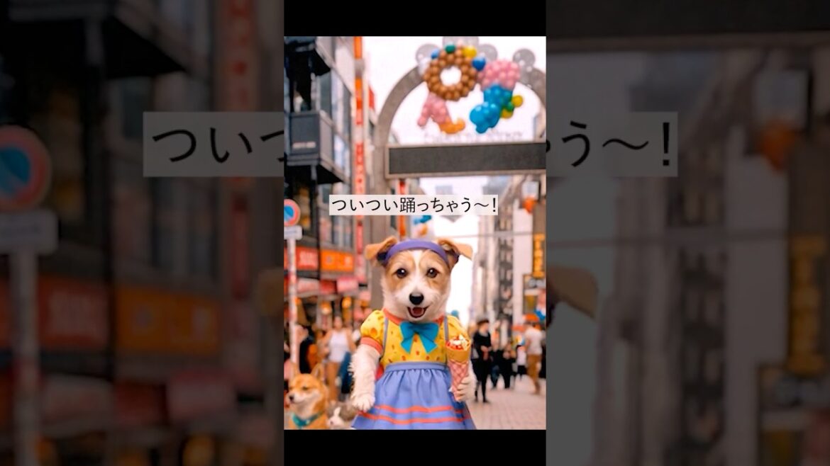 ジャックラッセルテリア菊の上京物語3　#aivideo  #aishorts #aimovie #chatgpt #soramovie  #aianimals  #動物ai動画