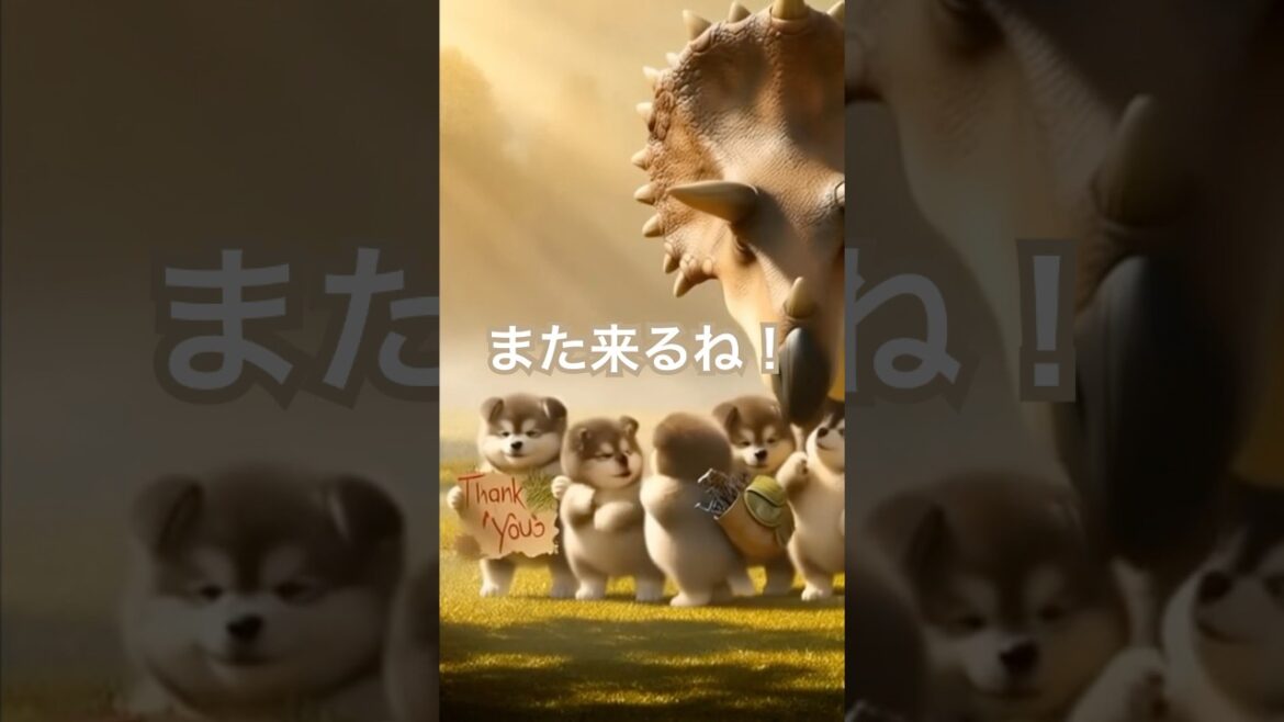 毛玉達…誰とでも共存できる#犬 #ai #アラスカンマラミュート #shorts＃ペット