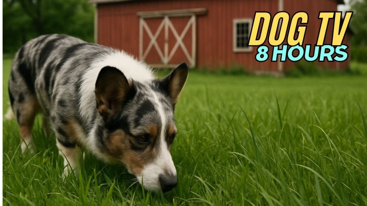 Dog TV 7 Hours 🐾 Calming Dog TV Nature Sounds 🐾 Relaxing Corgi TV Walk 🐶 TV for Dogs to watch 24/7