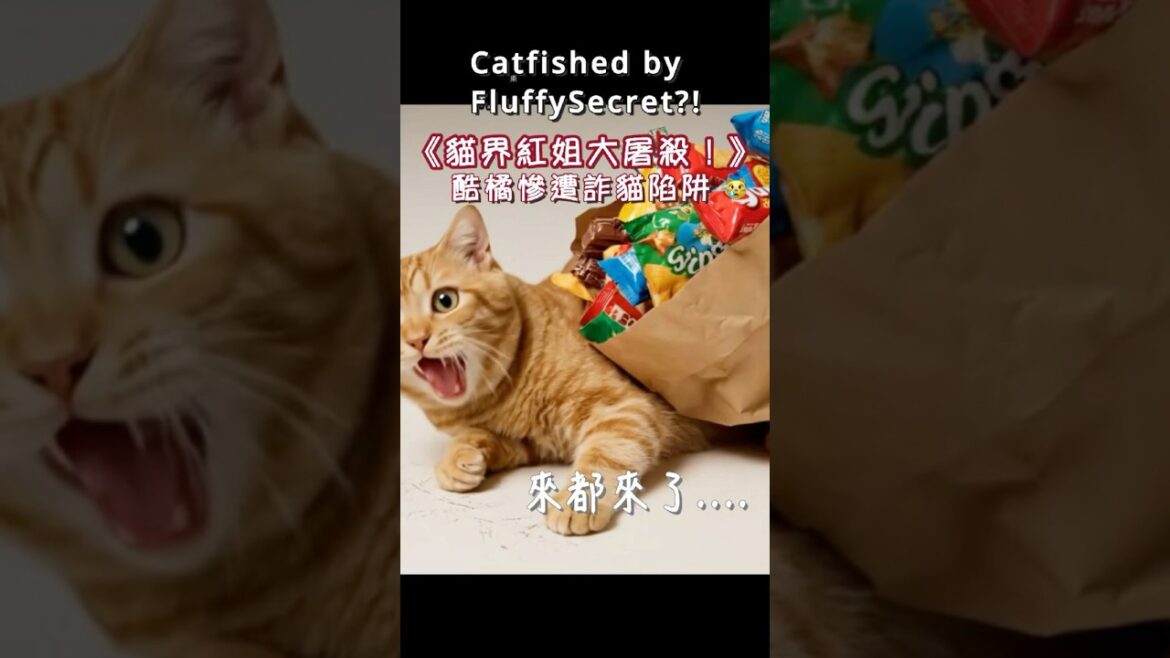 🐾【貓界紅姐大屠殺】酷橘慘遭詐貓！🐾 Funny Cat Short – Catfished by a Ragdoll?! 😿
