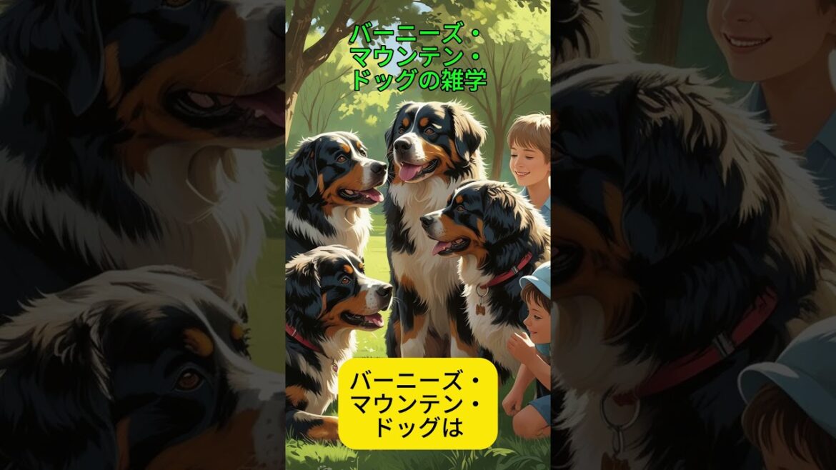 バーニーズ・マウンテン・ドッグの雑学 #犬 #バーニーズ・マウンテン・ドッグ #雑学