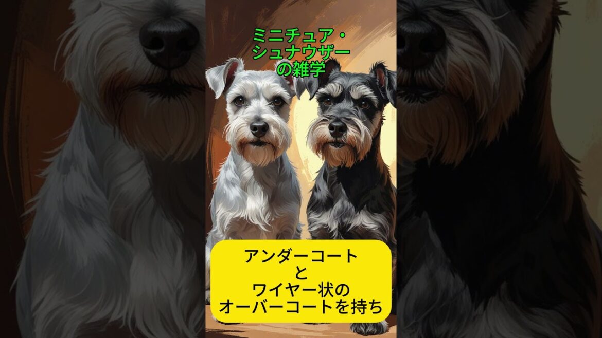 ミニチュア・シュナウザーの雑学 #雑学 #ミニチュア・シュナウザー#犬