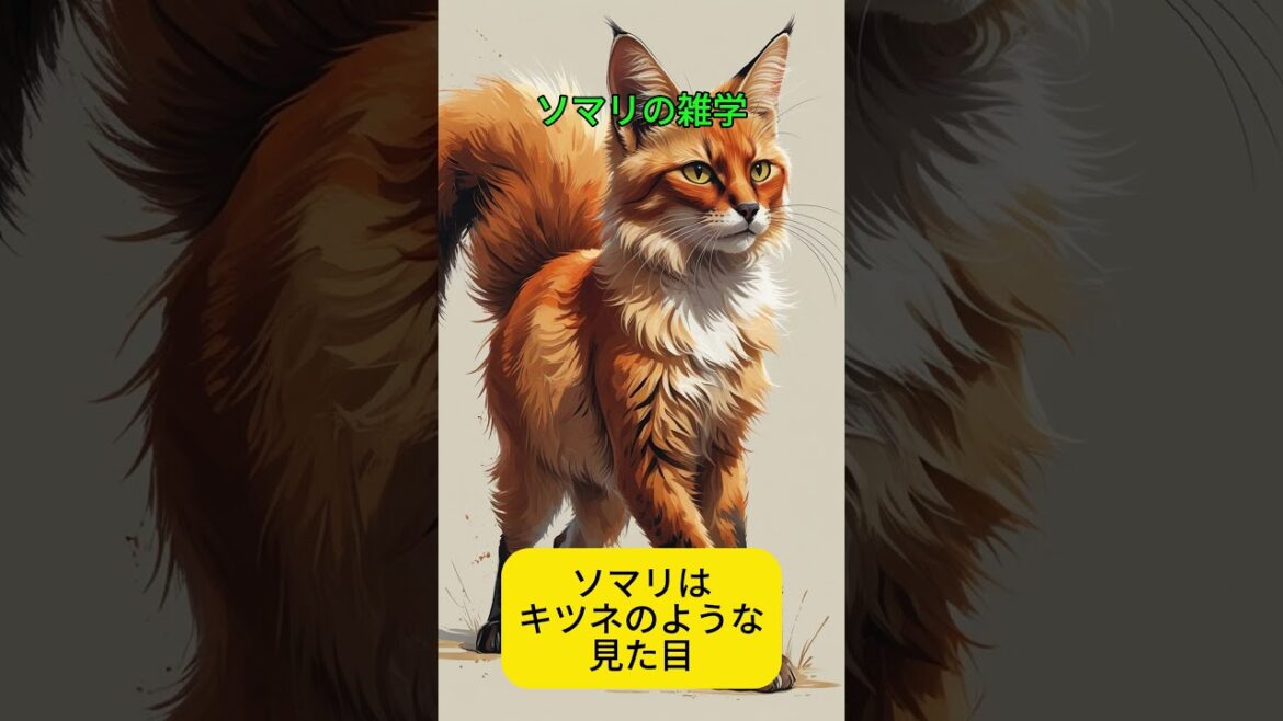 ソマリの雑学#ソマリ#猫#雑学