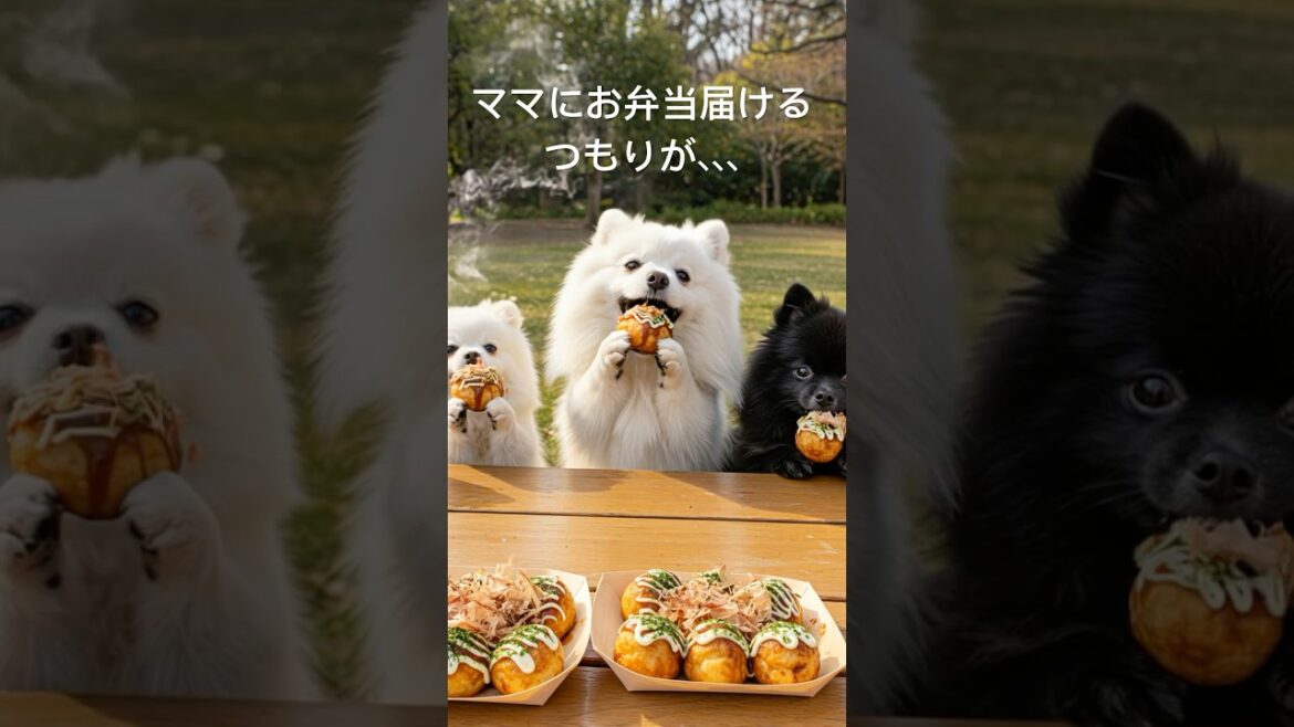 ママにお弁当届けるつもりが、、、 #癒し動画 #pets #ふわふわ犬 #cutedog #元気になる動画 #元気お届け #犬のいる生活 #cute #animals #funny