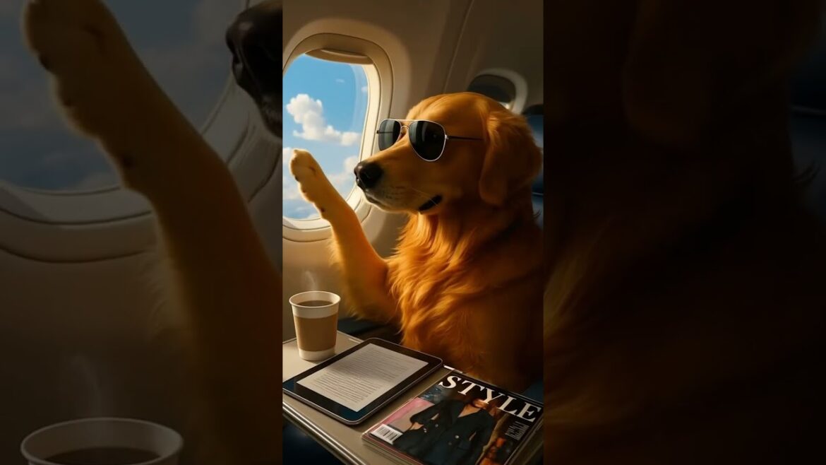 Lassie’s In-Flight Meltdown: Snacks, Seats, and Barking Rights! #goldenretriever Lassie’s In-Flight Meltdown: Snacks, Seats, and Barking Rights! #goldenretriever