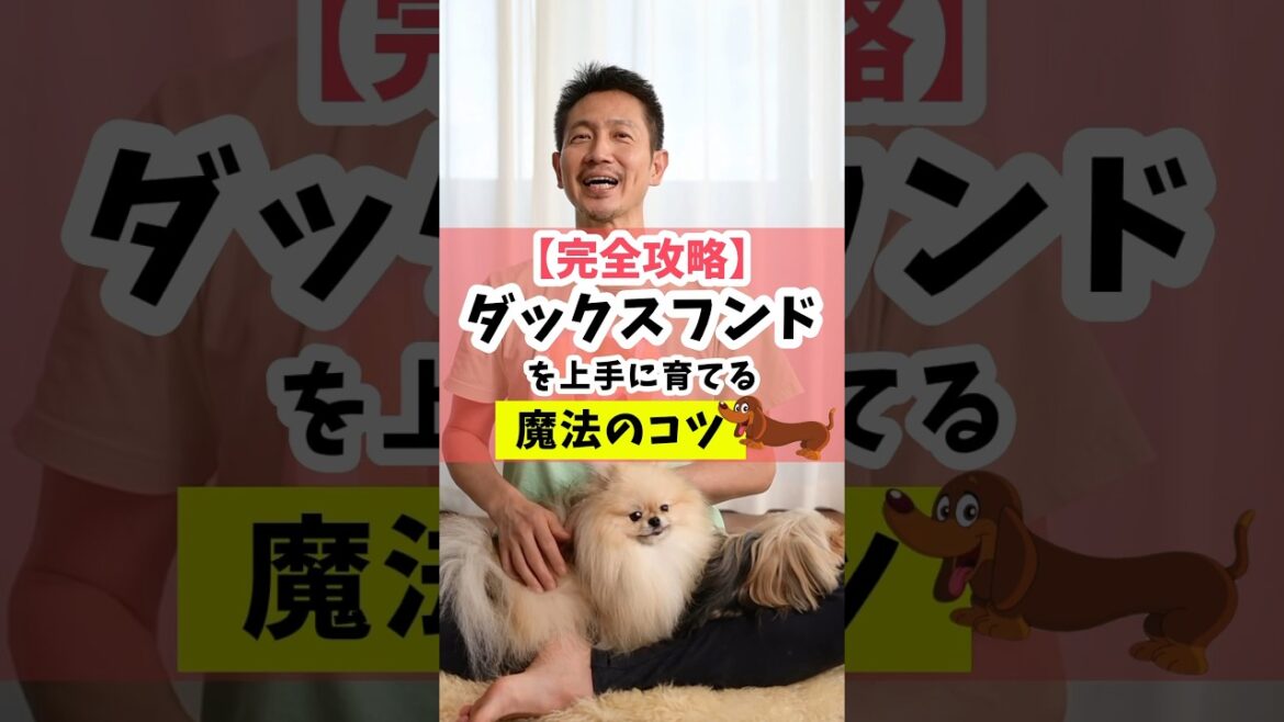 【完全攻略】ダックスフンドを上手に育てる魔法のコツ#dog #犬のいる暮らし #犬のしつけ