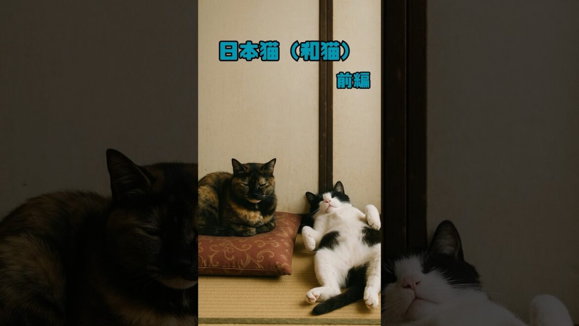 日本猫(和猫)　前編　　 #cat #猫 #日本猫 #和猫 #かわいい #動物 #雑学