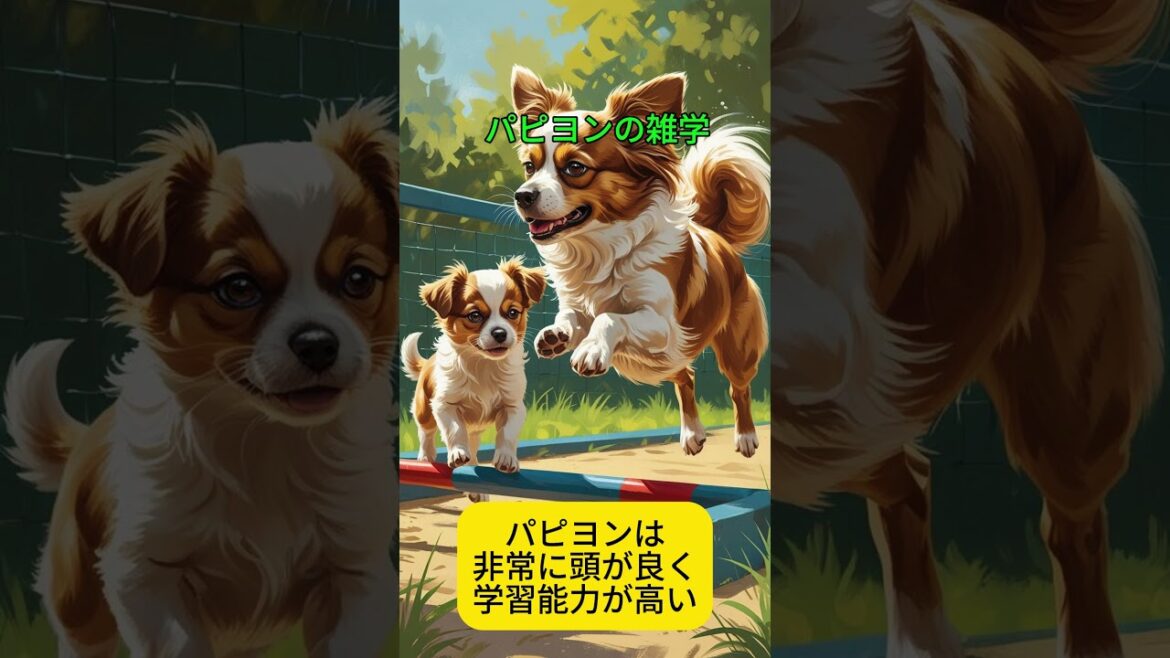 パピヨンの雑学 #犬 #パピヨン #雑学
