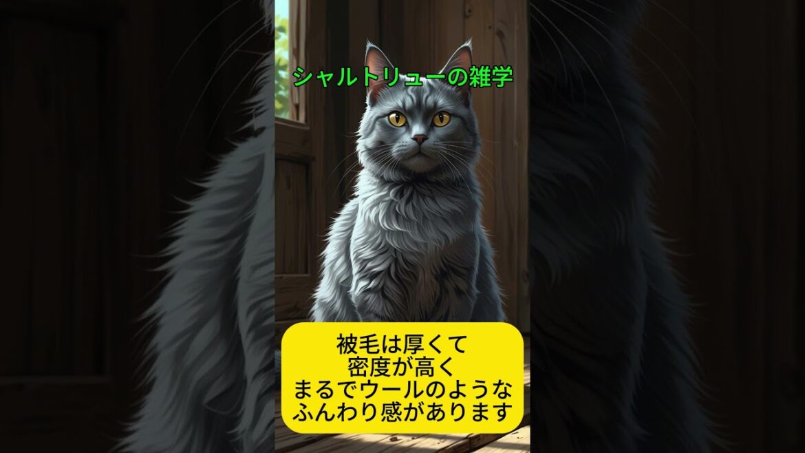 シャルトリューの雑学 #シャルトリュー #猫 #プチ知識 #雑学