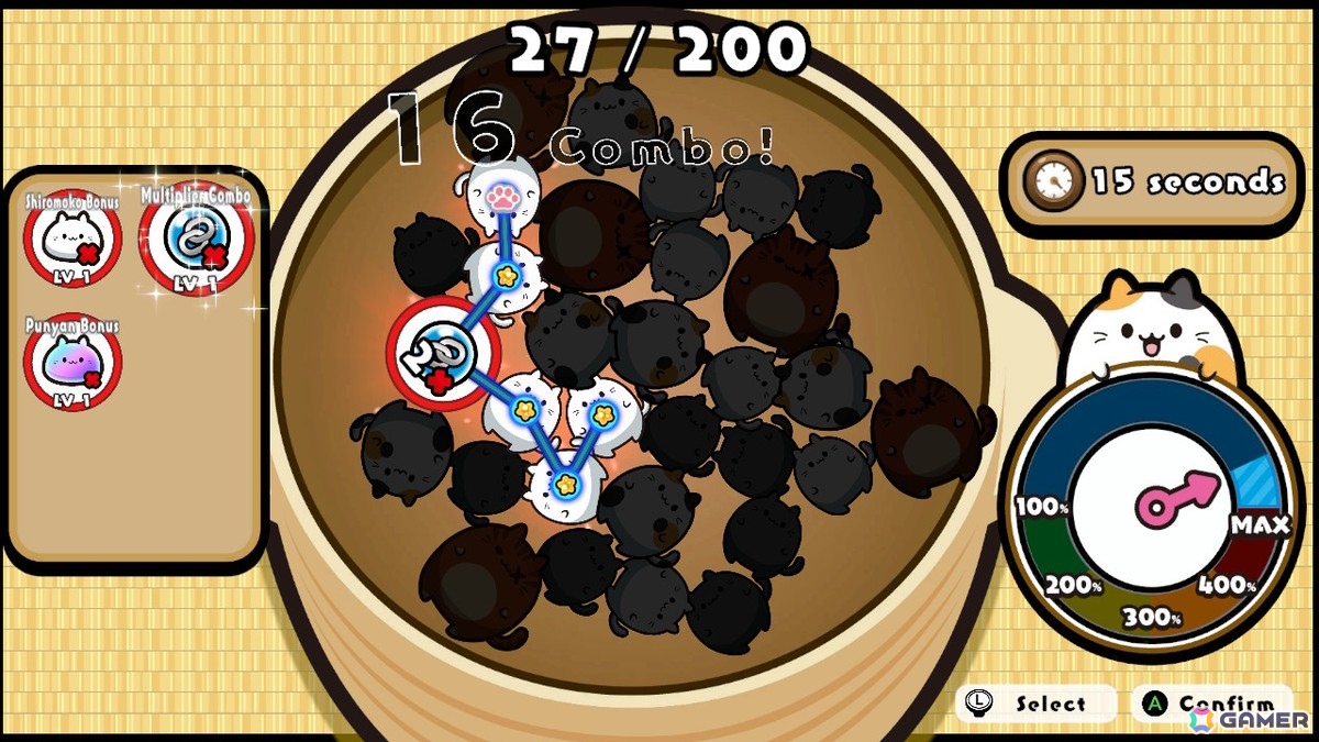 ぷにぷにかわいい猫“ぷにゃん”を繋げる簡単操作の連鎖パズルゲーム「ぷにゃん こねこね」がSwitchで配信!配信記念の30%オフセールもの画像