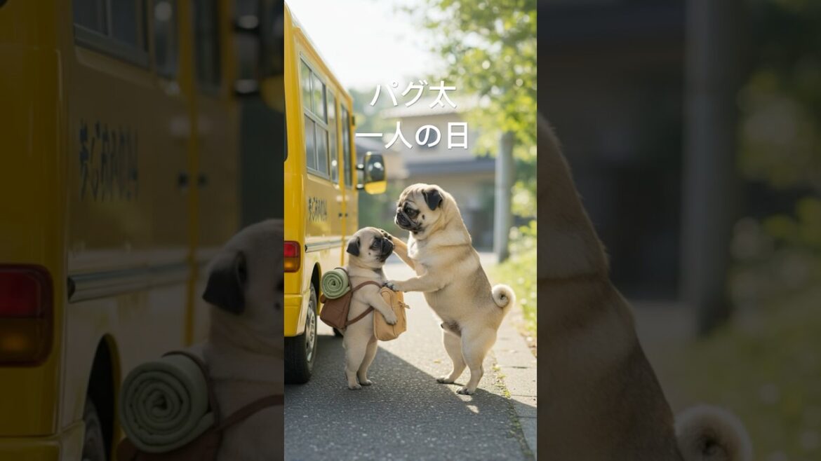 パグ太一人の日　 #癒し動画 #pets #元気になる動画 #パグ