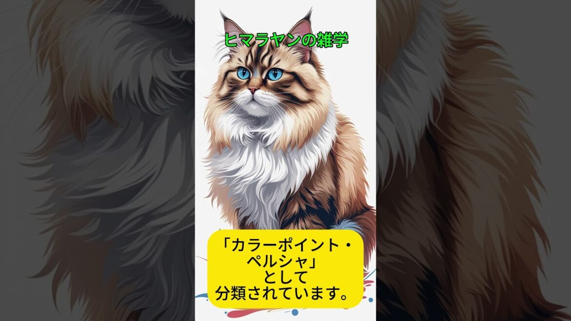 ヒマラヤンの雑学 #ヒマラヤン #猫 #プチ知識 #雑学