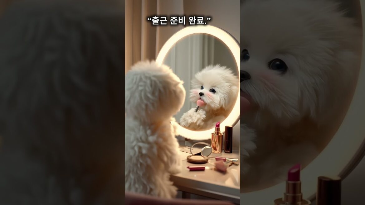 “또랑이의 출근길 브이로그”  "Ddorang's VLOG on his way to work" #강아지 #반려견 #반려동물