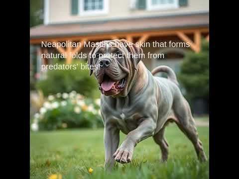 Neapolitan Mastiffs have skin that forms natural folds to protect them from predators’ bites! Neapolitan Mastiffs have skin that forms natural folds to protect them from predators' bites!