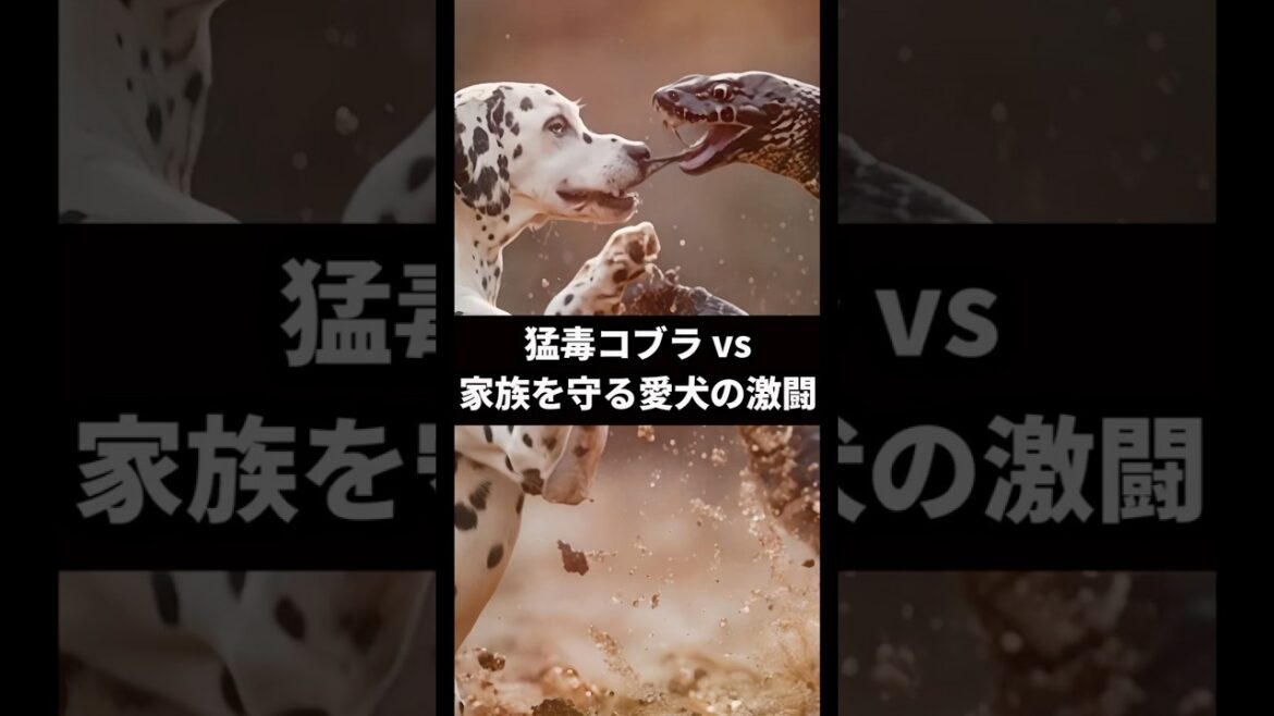 相討ち覚悟... #short #いぬ #ダルメシアン #戦い