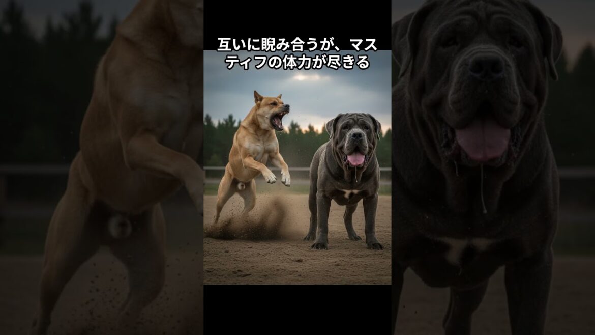 土佐犬VSナポリタン・マスティフ、どっちが強い⁉