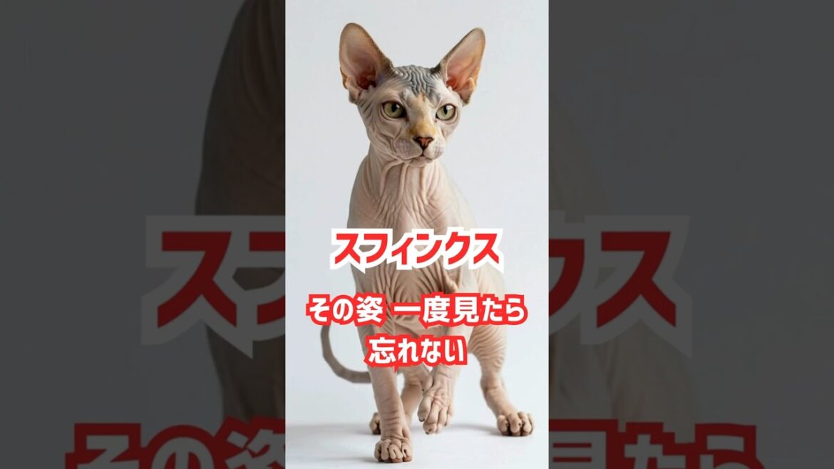 スフィンクス❗その姿一度見たら忘れない‼️　　#ネコの雑学　#雑学　#スフィンクス　#スフィンクス!その姿一度見たら忘れない!