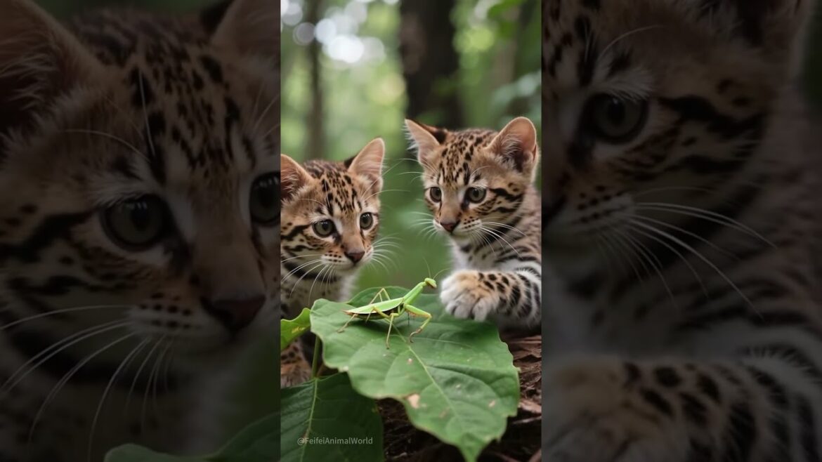 What Happens When Kittens Meet a Bug?