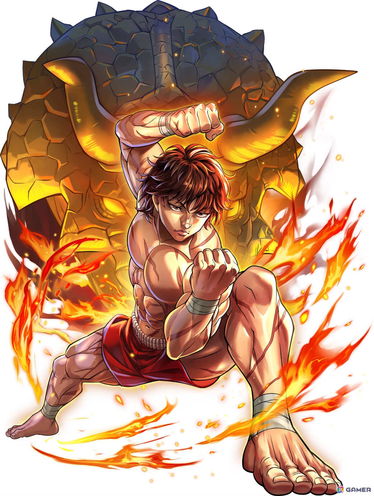 「黒猫のウィズ」TVアニメ「範馬刃牙」とのコラボ魔道杯が開催！勇次郎（CV：大塚明夫）、刃牙（CV：島崎信長）、烈海王（CV：小山力也）が精霊として報酬に登場の画像