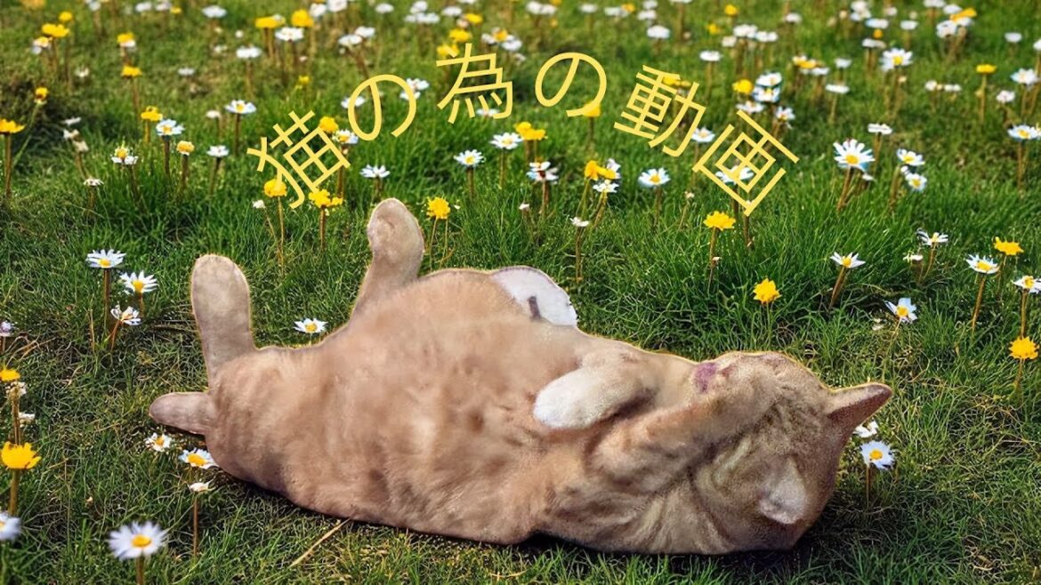 【猫が見る動画】猫を癒す猫のための動画•ねこじゃらし•高周波数猫用BGM•猫用睡眠導入（8分•短い場合はリピート再生）