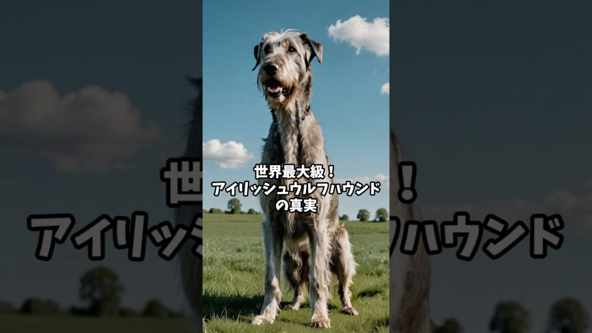 アイリッシュウルフハウンド      ~ 優しい巨人 ~ アイリッシュウルフハウンド      ~ 優しい巨人 ~