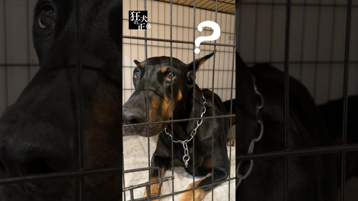 飼い主の要望に一生懸命応えようとするドーベルマン