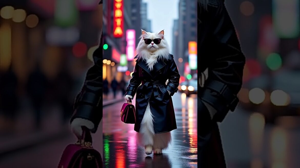 Runway in the Rain | Fashion Cat Takes Over NYC✨#comedyeffect