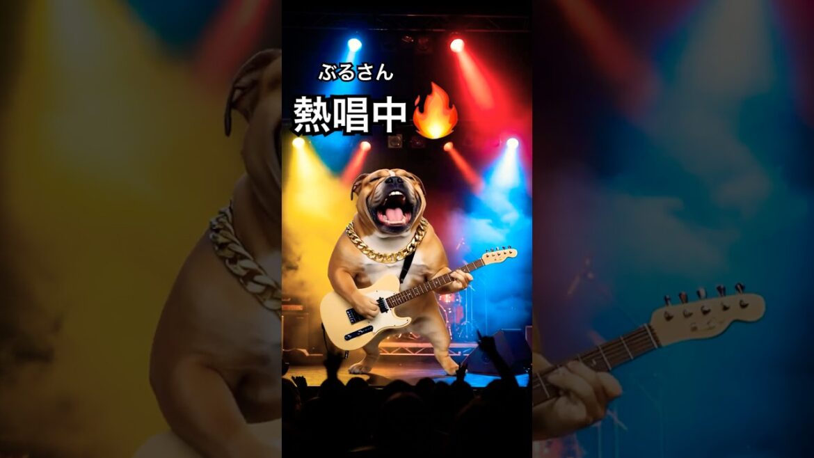 ロックスター気取りのブルドッグ🎤ぶるさんアリーナ公演