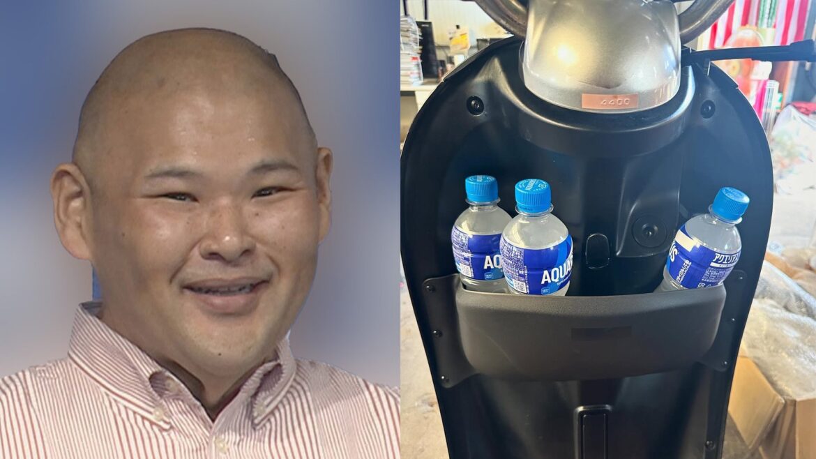 【安田大サーカス・HIRO】　「ペットボトルも3本入る」　愛車「ヤマハ ビーノ」をカスタム　実用性重視のインナーラックを装着（TBS NEWS DIG Powered by JNN）