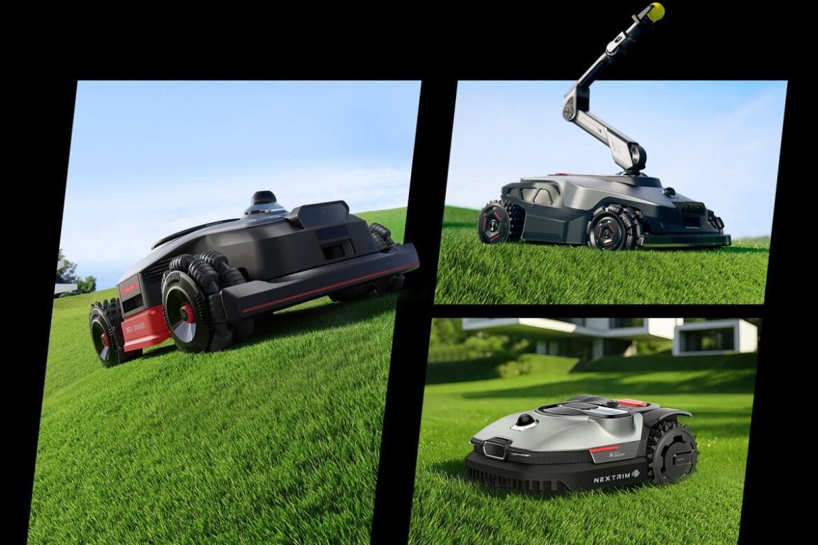犬の遊び相手にもなるロボットアーム付きロボット芝刈り機「NexLawn Master X」 | Gadget Gate