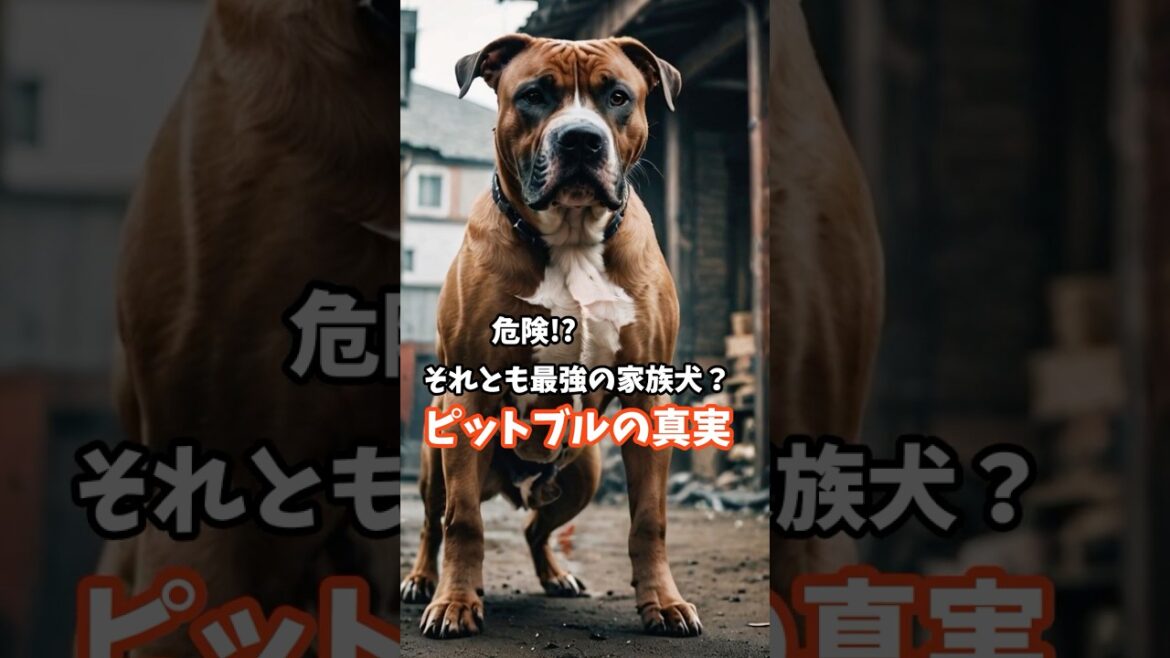ピットブル                                   　　　　　　    ~ 力強い体格と忠実な性格 ~