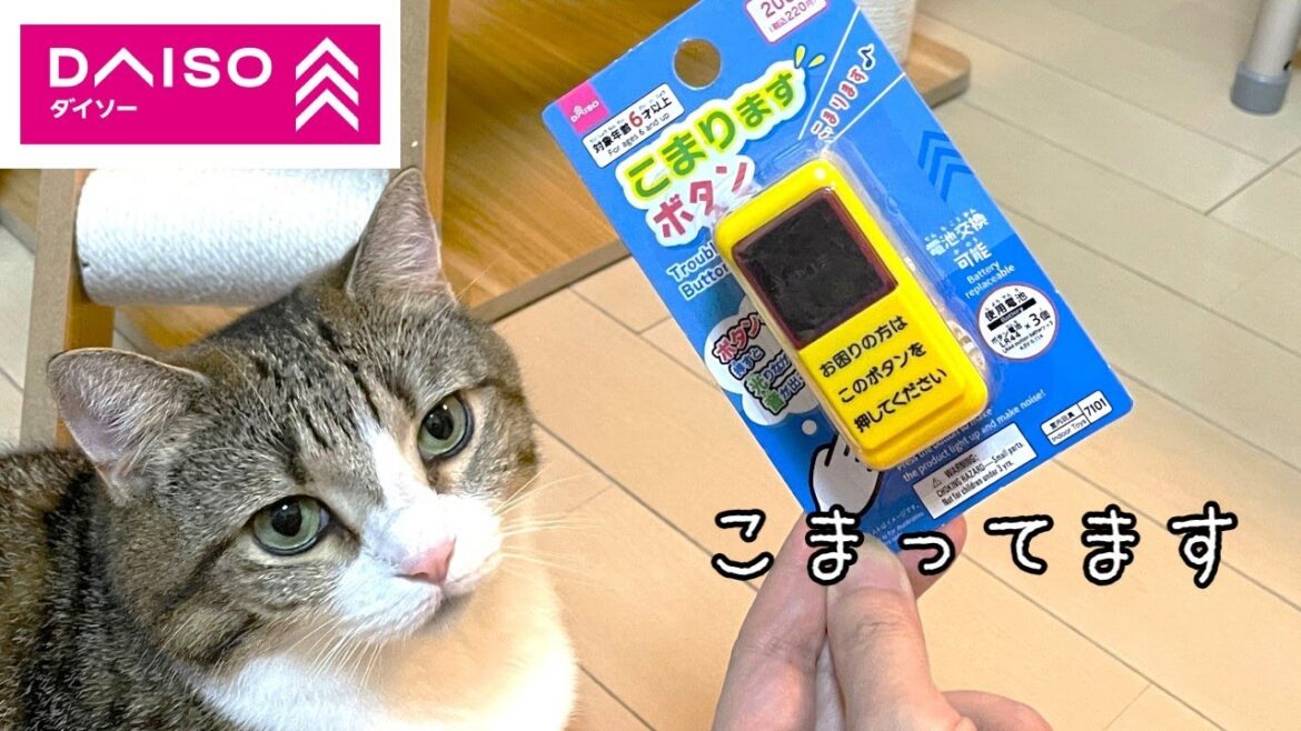 ダイソーの「こまりますボタン」買ってみた ダイソーの「こまりますボタン」買ってみた
