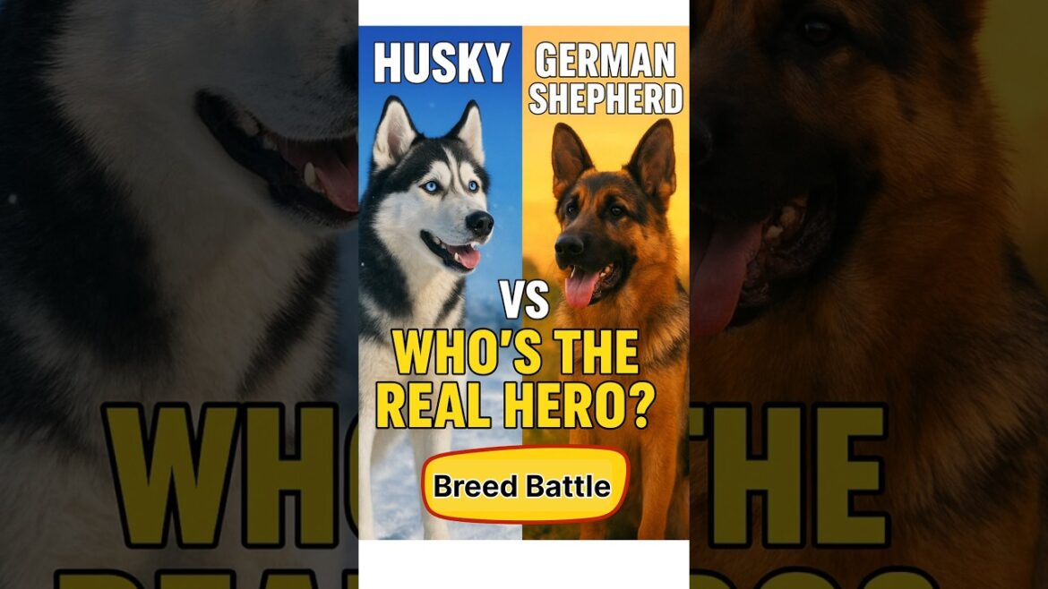 Husky vs German Shepherd  😵 | The Ultimate Dog Battle🐾⚡️#shorts #youtubeshorts #vlovefluffy Husky vs German Shepherd  😵 | The Ultimate Dog Battle🐾⚡️#shorts #youtubeshorts #vlovefluffy