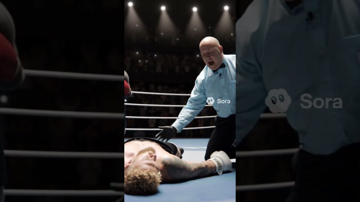 🐵 Jake Paul vs. Gorilla: One Round🥊 #Shorts #funnyshorts #animalshorts #comedyshorts