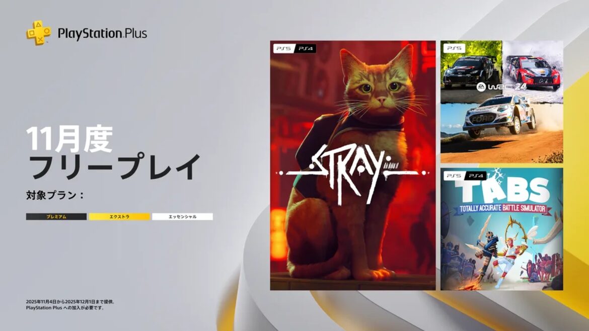 PS Plus、11月国内向けフリープレイは迷い猫ADV「Stray」を配信 - GAME Watch