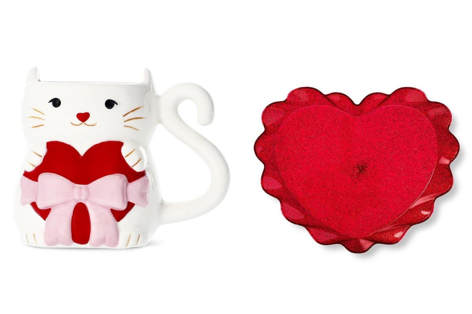 フライングタイガー26年バレンタイン雑貨、“ハートを抱えた”猫型マグ＆ペイントできる小物入れなど｜写真11