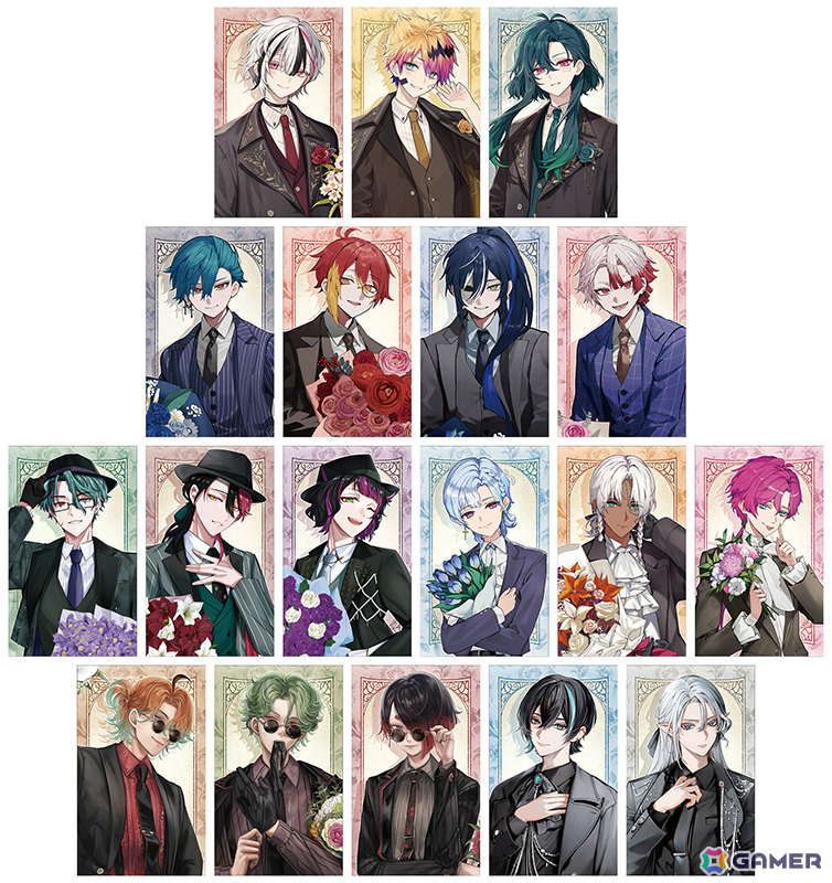 特典：花束カード（全18種）